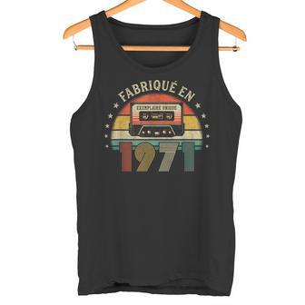 Fabriqué En 1971Intage Cassette Cadeau Anniversaire 1971 Débardeur e - Cadeauxyz