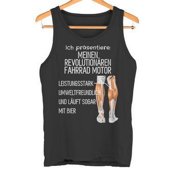 Fahrrad Anti E-Bike Muskelkraft Lustigerpruch Geschenk Tank Top - Geschenkecke