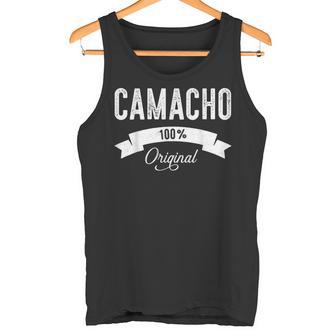 Familia Apellido Camacho Reunion Apellido Etiqueta Camiseta sin mangas - Regaloses