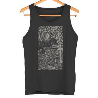 Fantasía Oscura Arte Romántico Pagano Gótico Medieval Camiseta sin mangas - Regaloses