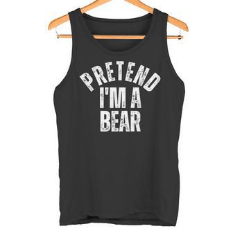 Finge Queoy Un Oso Divertido Y Perezoso Disfraz De Camiseta sin mangas - Regaloses