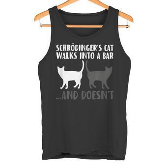 Física Cuántica El Gato Dechrödinger Entra En Un Bar Camiseta sin mangas - Regaloses