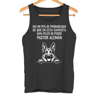 Frase Divertida Pelos Perro Pastor Alemán Con Humor Camiseta sin mangas - Regaloses