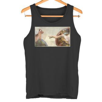 Catlap Creaciónarcástica De Adam Cat Meme Cat Lover Camiseta sin mangas - Regaloses