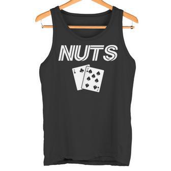 Poker Bluff Gamble Nuts Deuceeven 27 Débardeur e - Cadeauxyz