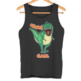 Gael Nom Personnalisé Dinosaure Rawr T-Rex Débardeur e - Cadeauxyz