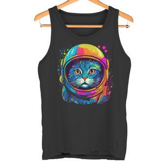 Gato Astronauta Espacial Regalos Gato Espacial Camiseta sin mangas - Regaloses