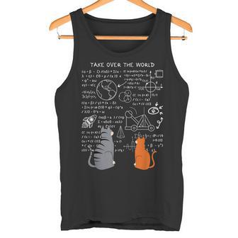 Gatos Divertidos Que Planean Apoderarse Del Mundo Humor Divertido Camiseta sin mangas - Regaloses