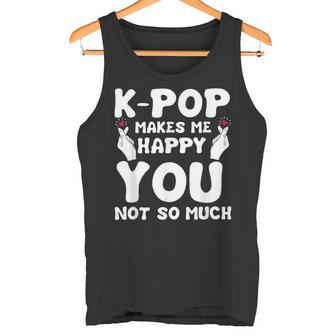 Gran Regalo De K-Pop Fan K-Drama Kpop Me Hace Feliz Camiseta sin mangas - Regaloses