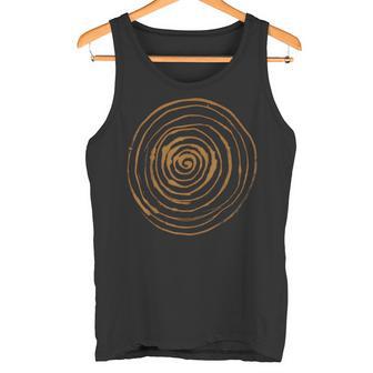 Grungepiral Abstract Natureintage Y2k Earthy Bleach Canotta - Novitaregali