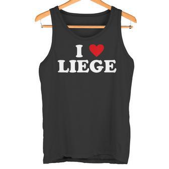 I Heart Belgium City I Love Lieja Camiseta sin mangas - Regaloses