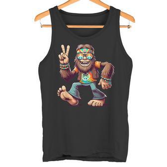 Hippieigno De La Paz Disfraz De Los Años 70 Y 60 Hippie De Pie Grande Camiseta sin mangas - Regaloses