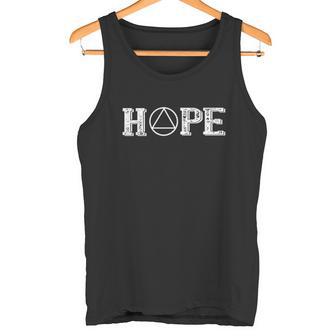 Hope Aa Na Support Sober Sobriety T Shirt Name Tank Top | Seseable UK