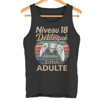 Idée Cadeau Anniversaire 18 Ans Garçon Niveau 18 Débloqué Débardeur e - Cadeauxyz