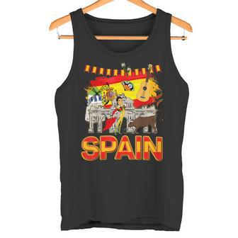 Idée Drapeau Espagnol Pour Enfants Etouvenirs Espagnols Espagne Débardeur e - Cadeauxyz