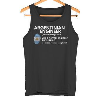 Ingeniero Argentino Definición Gracioso Argentina Ingeniería Camiseta sin mangas - Regaloses