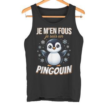Je M'en Fous Jeuis Un Pingouin Animal Polaire Enfant Drôle Débardeur e - Cadeauxyz