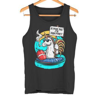 Je Peux Pas J'ai Aquaponey Humour Licorne Coloré Drôle Débardeur e - Cadeauxyz