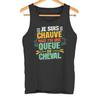 Jeuis Chauve Mais J'ai Une Queue De Cheval Drôle Débardeur e - Cadeauxyz