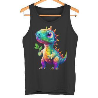 Joli Bébé Dinosaure Coloré Pour Enfants Et Adultes Débardeur e - Cadeauxyz