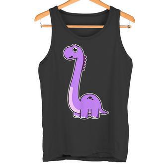 Joli Dinosaure Brontosaure – Dinosaureiolet Pour Adultes Et Enfants Débardeur e - Cadeauxyz