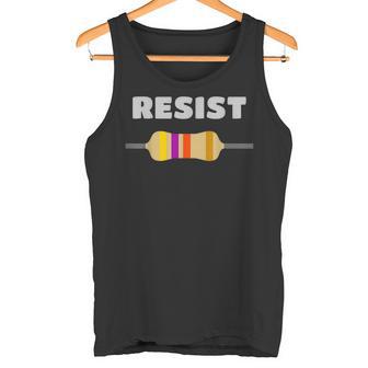 Juego De Palabras Divertido Ingeniero Y Técnico Electrónico Resistor Camiseta sin mangas - Regaloses