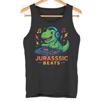 Jurassic Beats T-Rex Dj – Mixeur De Musique Dinosaure Rugissant Débardeur e - Cadeauxyz