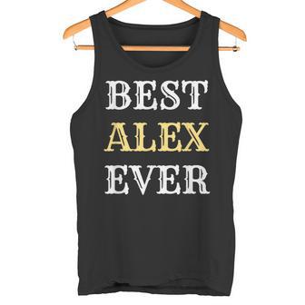 La Mejor Idea De Regalo De Alex Para Hombre Regalos Con Nombres Divertidos Camiseta sin mangas - Regaloses