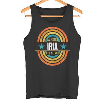 La Mejor Iria Del Mundo Divertido Nombre Iria Camiseta sin mangas - Regaloses