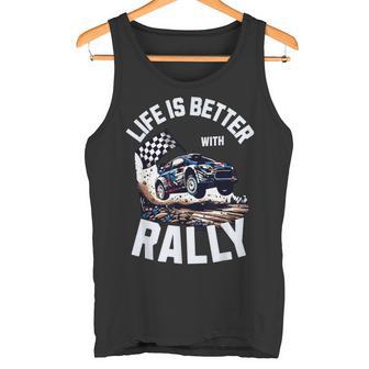 Laida Es Mejor Con El Movimiento Dinámico Dealto De Carreras De Rally Camiseta sin mangas - Regaloses