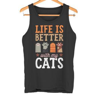 Laie Est Meilleure Avec Mes Chats Débardeur e - Cadeauxyz