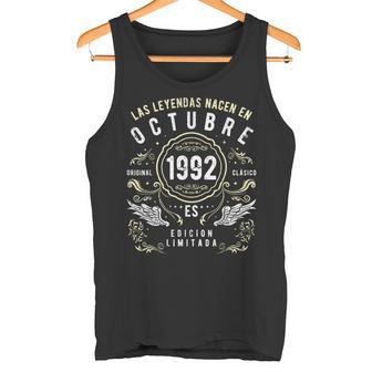 Las Leyendas Nacen En Octubre 1992 Camiseta sin mangas - Regaloses