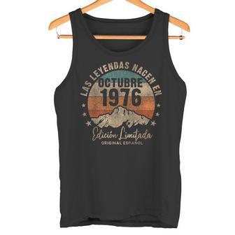 Las Leyendas Nacen En Octubre De 1976 45 Años Cumpleaños Camiseta sin mangas - Regaloses
