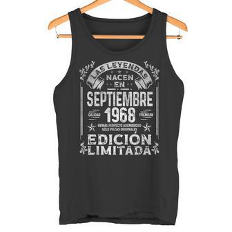 Las Leyendas Nacen Eneptiembre De 1968 58 Años Cumpleaños Camiseta sin mangas - Regaloses