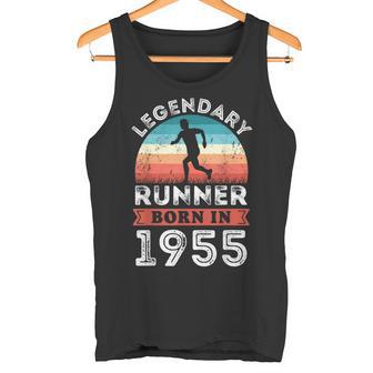Legendary Runner Nacido 1955 70 Cumpleaños Regalos Running Camiseta sin mangas - Regaloses