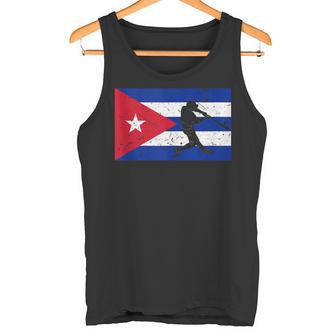 Liga De Béisbolintage Bandera Cuba Jugador De Laelección In Mangas Camiseta sin mangas - Regaloses