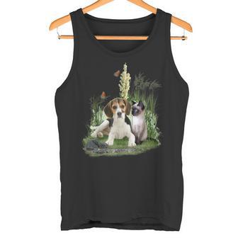 Lindo Especial -Perrito -Gatitos Y Mariposas Camiseta sin mangas - Regaloses