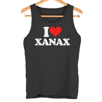 I Love Xanax Dire Drôlearcastique Mignon Cool Xanax Fantaisie Débardeur e - Cadeauxyz