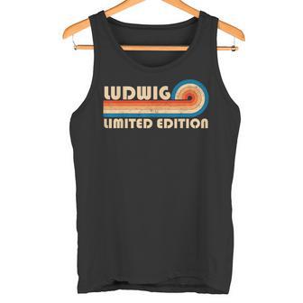 Ludwig Retro 70S 80Sunsettripe Camiseta sin mangas - Regaloses