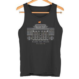 Madrid Museo Del Prado Museo De Arte Dibujo A Mano España Camiseta sin mangas - Regaloses