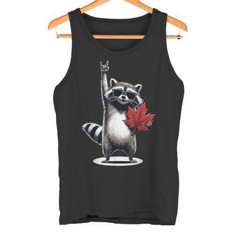 Mapache Canadá Día De La Independencia Canada Camiseta sin mangas - Regaloses
