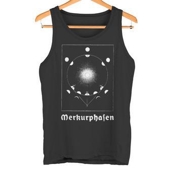 Mercurio Fases Planeta Espacio Astronomíaintage Alemán Camiseta sin mangas - Regaloses