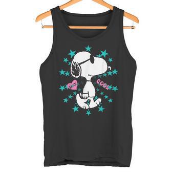 Motif De Fan De Bande Dessinée Rétrotarburst De Peanutsnoopy Cool Débardeur e - Cadeauxyz