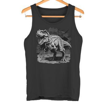 Motif Dinosaure Audacieux Pour Les Fans De La Préhistoire Débardeur e - Cadeauxyz