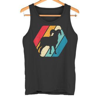 Mufflon Wildschaf Tier Gebirge Wald Natur Retro Tank Top - Geschenkecke