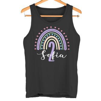 Niños Nombreofia 2 Años 2 Cumpleaños Niña Camiseta sin mangas - Regaloses