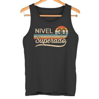 Nivel 30Uperado Regalo Aniversario De Boda 30 Años Casados Camiseta sin mangas - Regaloses