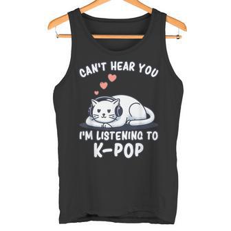 No Puedo Oírte Estoy Escuchando K-Pop Y Kpop Kawaii Camiseta sin mangas - Regaloses