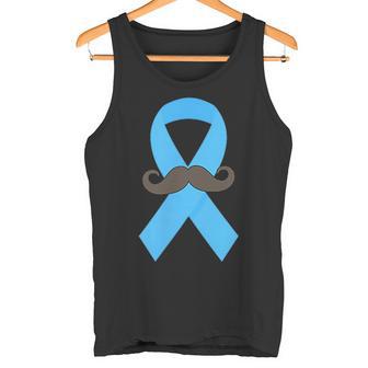 Novembre Bleu Moustache Ruban Bleu Cancer Prostate Débardeur e - Cadeauxyz