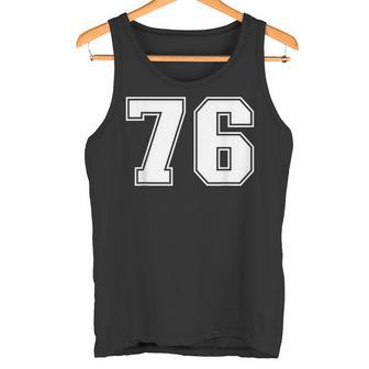 Número 76 Deportiva Con Número De Lauerte Camiseta sin mangas - Regaloses